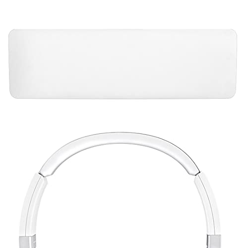 Geekria Protein Leather Headband Pad Compatible with AKG K845BT, K845, K545 Headphone Replacement Headband/Headband Cushion/Replacement Pad Repair Parts (White)