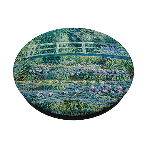 Monet's Water Lilies and Japanese Bridge Modern Art Painting PopSockets Swappable PopGrip