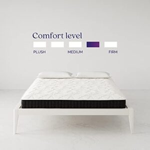 Signature Sleep Contour Comfort 8-Inch Reversible Tight-Top Mattress, Medium-Firm, Independently Encased Coils, Bed-in-a-Box, Queen