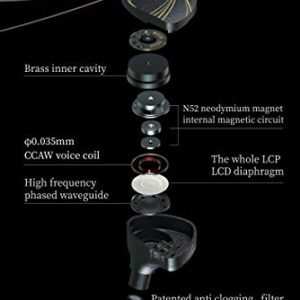 Moondrop Aria High Performance LCP Diaphragm Dynamic Driver IEMs in-Ear Earphone