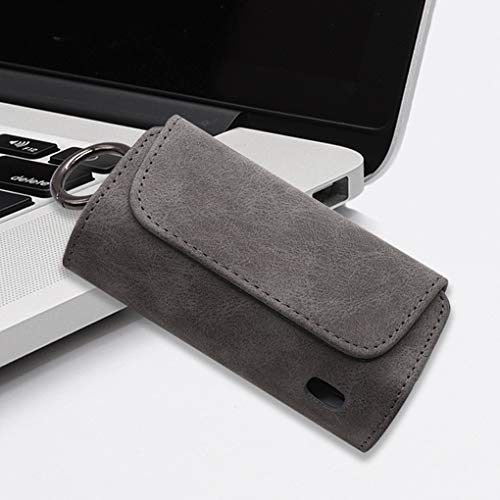 Goodern Compatible for Protective Case Cover Anti-Shock Protective Cover Frosted Leather Carry Case for IQOS 3.0/IQOS 3 Duo (Grey)