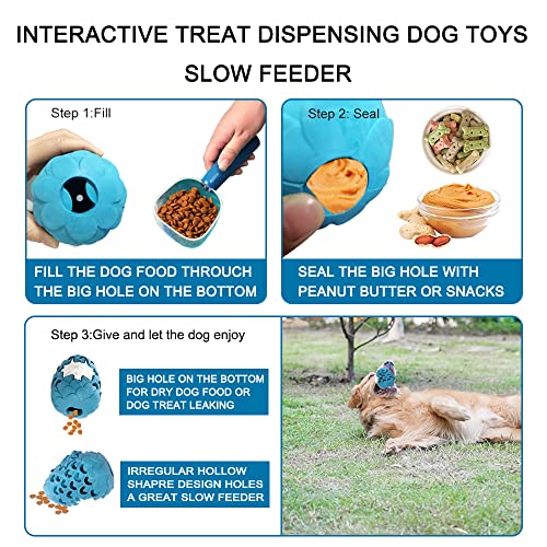 YCLWBG Dog Toys for Large Dogs Aggressive Chewers , Indestructible Dog Toys for Aggressive Chewers , Durable Dog Toys Dragon Egg Dog Toy Milk ， Tough Dog Toys Treat Dispensing