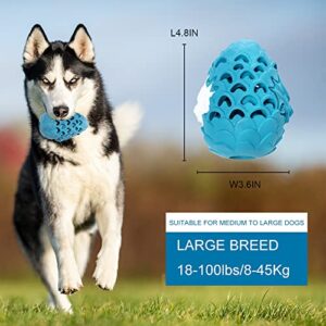 YCLWBG Dog Toys for Large Dogs Aggressive Chewers , Indestructible Dog Toys for Aggressive Chewers , Durable Dog Toys Dragon Egg Dog Toy Milk ， Tough Dog Toys Treat Dispensing