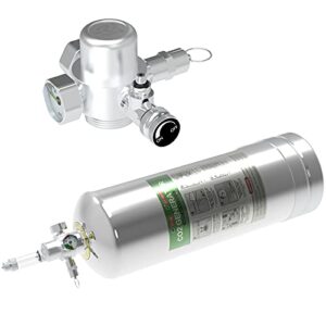 MagTool 4L Aquarium CO2 Generator System Carbon Dioxide Reactor Kit with Regulator and Needle Valve (4L with Solenoid)