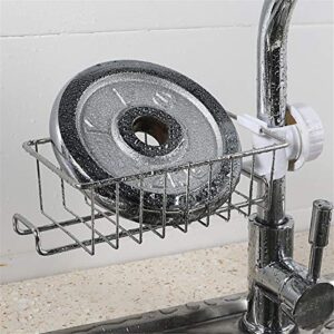 Adjustable Sink Drain Rack Sponge Storage Faucet Holder Soap Drainer Shelf Basket Organizer Kitchen Bathroom Accessories