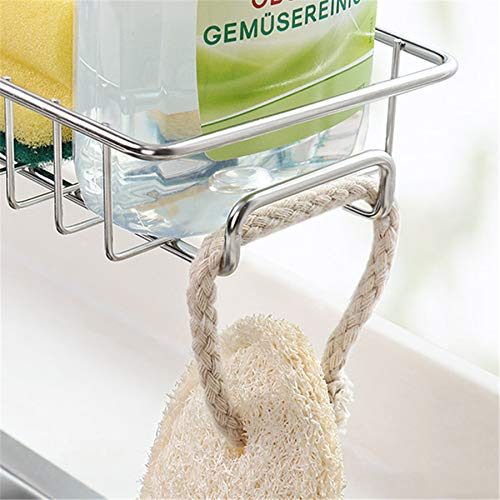 Adjustable Sink Drain Rack Sponge Storage Faucet Holder Soap Drainer Shelf Basket Organizer Kitchen Bathroom Accessories