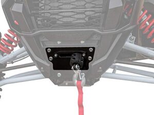 superatv winch mounting plate for 2020+ kawasaki teryx krx 1000 | compatible with many oem and aftermarket winches | uv-resistant powder coating | heavy-duty steel plating | no winch included