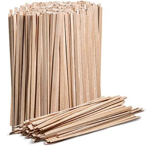 wooden coffee stirrers, 1000 pack of disposable stir sticks, 5.5-inch wood stir sticks for coffee & cocktails, wooden beverage mixer with smooth ends, swizzle drink sticks
