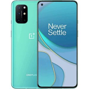 OnePlus 8T | 5G Android Smartphone | Ultra Smooth 120Hz Display | 48MP Quad Camera| T-mobile GSM Unlocked | 256GB, Aquamarine Green (Renewed)