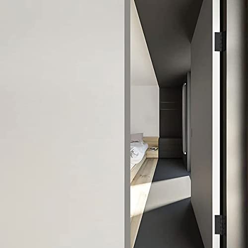 4 Inch Matt Black Door Hinges，4”×3” Stainless Steel Door Hinge，Hinge Bearing Diameter 0.6inch, Thickness 0.12inch, Single Piece Weight 0.65 Pounds，3 Pack