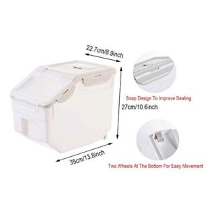 WINIAER Airtight Food Storage Containers, Large Capacity Pet Food Storage Container, Kitchen Pantry Storage Bin for Rice, Cereal, Flour, Snacks