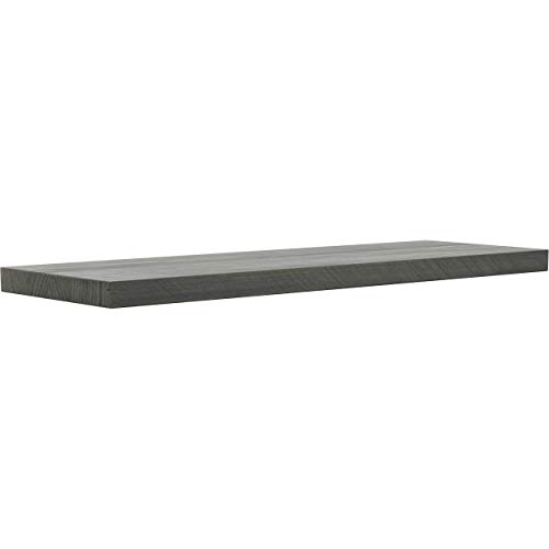 Franklin Brass S43794Z-527-W Solid Wood Shelf, Grey Wood Stain, Single