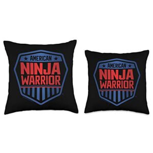 NBC American Ninja Warrior Logo Throw Pillow, 18x18, Multicolor