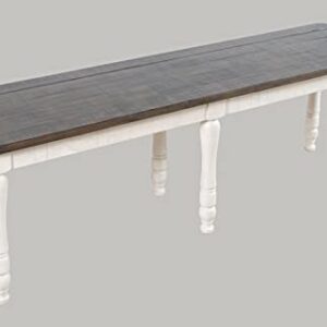 Jofran Madison County Reclaimed Pine 54" Farmhouse Dining Bench