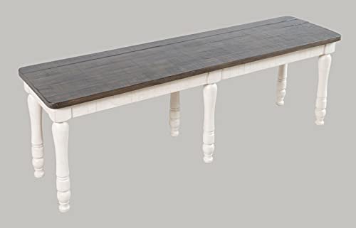 Jofran Madison County Reclaimed Pine 54" Farmhouse Dining Bench