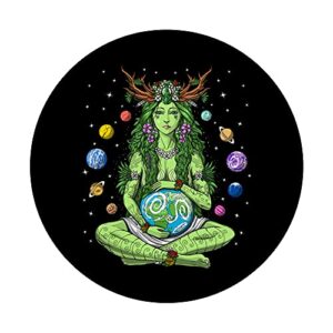 Gaia Greek Goddess Pagan Mother Earth Hippie Nature Witchy PopSockets Swappable PopGrip