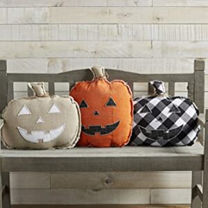 Mud Pie Pumpkin Pillow, 1 Count (Pack of 1), Orange