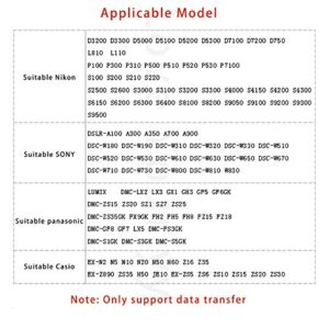 Replacement USB Camera Data Charging Cable Cord for Nikon Coolpix A10 L830 L810 L29 L31 L32 L24, UC-E6 UC-e16 UC-E23 UC-E17, S3700 S6500 S9100 Nikon Camera SLR DSLR D3300 D750 D5300 D7200 D3200 & More