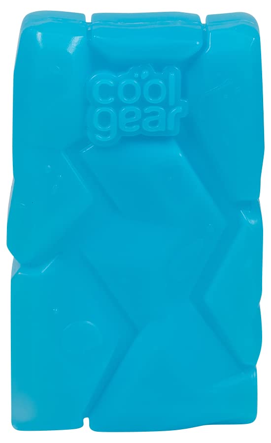 Cool Gear 4-Pack Fat Ice Pack | Reusable Ice Blocks for Lunch Box, Coolers, & More | BPA Free with Non-Toxic Freezer Gel | Keeps Food Cold & Fresh