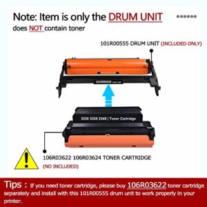 MxVol Compatible Drum Cartridge Replacement for Xerox 3345 3335 3330 101R00555 for Xerox Phaser 3330/DNI WorkCentre 3335/DNI 3345/DNI Printer, High Capacity 30,000 Pages (1-Pack, Black)