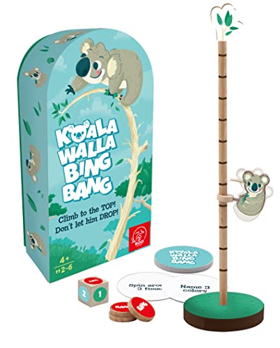 ROO GAMES Koala Walla Bing Bang - Fast-Paced, Active Dice Game - Get Children Up and Moving - Motor Skills Game for The Whole Family - for Ages 4+