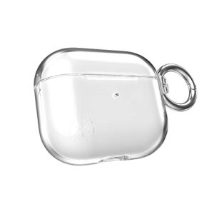 speck products presidio clear airpods 3rd generation case, clear