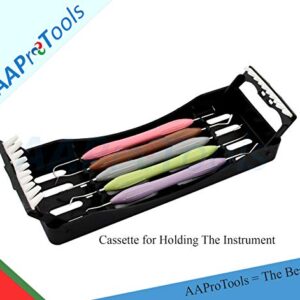 AAProTools Silicone Handle Dental Composite Filling Instruments Kit 5pcs Tools DN-2285