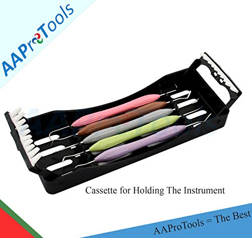 AAProTools Silicone Handle Dental Composite Filling Instruments Kit 5pcs Tools DN-2285