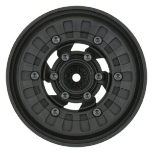 pro-line racing 1/10 vice crushlock front/rear 2.6" 12mm crawling wheels 2 blk/blk pro278903