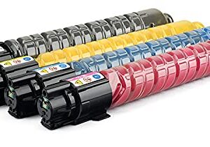 SAIDING Compatible Toner Cartridge Replacement for Ricoh IM C300 842378 842379 842380 842381 for IM C300 IM C300F Printer (4 Pack)