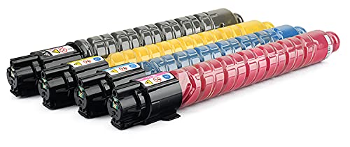 SAIDING Compatible Toner Cartridge Replacement for Ricoh IM C300 842378 842379 842380 842381 for IM C300 IM C300F Printer (4 Pack)