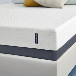 Serta - 7 inch Cooling Gel Memory Foam Mattress, Twin Size, Medium-Firm, Supportive, CertiPur-US Certified, 100-Night Trial - for Ewe, White