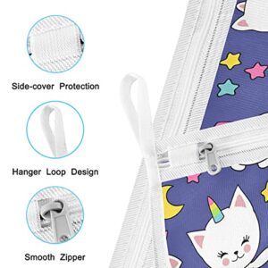 Cute Cats Unicorn Laundry Mesh Bag Delicates Lingerie Laundry Wash Bag Heavy Duty with Zipper Bra Laundry Bags for Apartment Dorm Family Laundromat