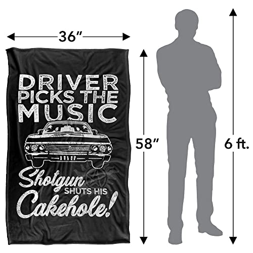 Supernatural Driver Picks Music Silky Touch Super Soft Throw Blanket 36" x 58"