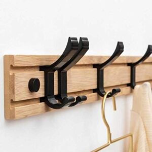 cube tech wall mounted coat rack for hanging coats, key, umbrella and hats