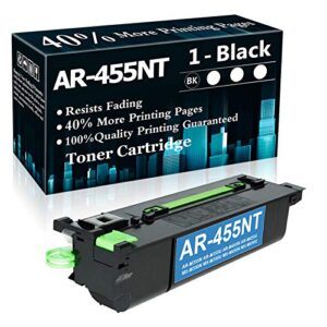 compatible 1pk ar-455nt toner replacement for sharp ar-m355n m355u m455n m455u mx-m350n m350u m450n m450u printer cartridge (black)