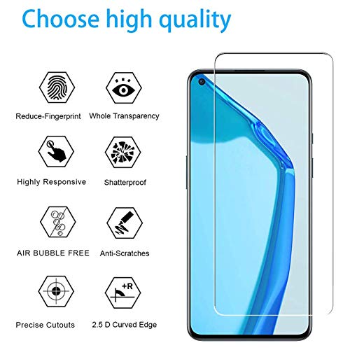 Phone Case for Cubot X50 (6.67"), with [1 x Tempered Glass Protective Film], KJYF Clear Soft TPU Shell Ultra-Thin [Anti-Scratch] [Anti-Yellow] Case for Cubot X50 - WMA29