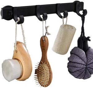 magnetic hook rack kitchen tool hanger organizer -adjustable hook rail - strong magnets - for refrigerator,metal cabinet,stove,bbq,dishwasher,grills - no installation tools required（no cleaning brush）