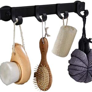 Magnetic Hook Rack Kitchen Tool Hanger Organizer -Adjustable Hook Rail - Strong magnets - for Refrigerator,Metal Cabinet,Stove,BBQ,dishwasher,Grills - No installation tools required（No cleaning brush）