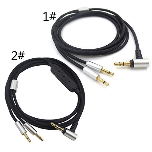 CUCUDAI RipengPI Replacement Earphone Cable for Sennheiser- HD202 HD477 HD497 Headset Audios Cord for Headphone-1