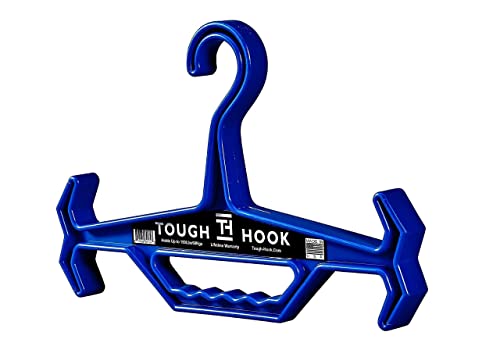 Tough Hook Original Hangers Set of 2 Blue and Grey |USA Made | Multi Pack