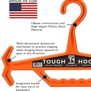 Tough Hook Original Hangers Set of 2 Blue and Grey |USA Made | Multi Pack