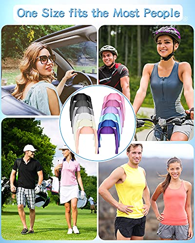 12 Pieces Women Cooling Shawl Arm Sleeve with Finger Hole Anti-UV Golf Cooling Shawl Arm Sleeve Sun Protection Breathable and Comfortable for Golfing, Driving, Riding, Fishing, 12 Colors