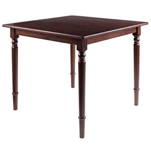 ergode mornay square dining table, walnut