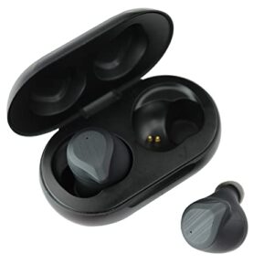 summonerbuds becky black bluetooth 5.0 true wireless earbuds ipx7 waterproof, in-ear earphones with microphone, wireless chargable