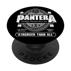 pantera official stronger than all beer mat popsockets popgrip: swappable grip for phones & tablets