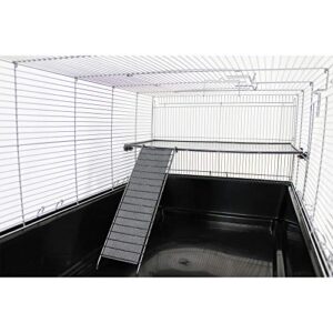 Zanzibar Cage - Durable Spacious Pet Habitat - Hedgehogs, Guinea Pigs, Small Rabbits, Syrian Hamsters, Degus, Tortoises, Lizards and Other Small Pets