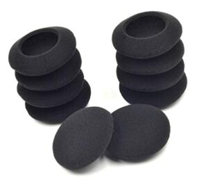 5 pairs sponge foam ear pads ear cushions covers replacement for sony mdr-g74sl street style, mdr-if240r, mdr-15, mdr-nc6, mdr-nc5, mdr-210, mdr-101, srf-hm33, srf-h4 60mm