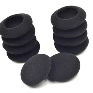 5 Pairs Sponge Foam Ear Pads Ear Cushions Covers Replacement for Sony MDR-G74SL Street Style, MDR-IF240R, MDR-15, MDR-NC6, MDR-NC5, MDR-210, MDR-101, SRF-HM33, SRF-H4 60mm