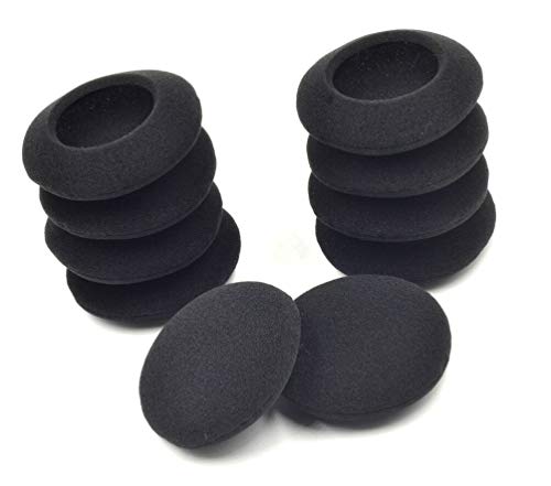 5 Pairs Sponge Foam Ear Pads Ear Cushions Covers Replacement for Sony MDR-G74SL Street Style, MDR-IF240R, MDR-15, MDR-NC6, MDR-NC5, MDR-210, MDR-101, SRF-HM33, SRF-H4 60mm